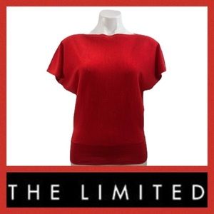 The Limited Marino Boat Neck Short Sleeve Sweater